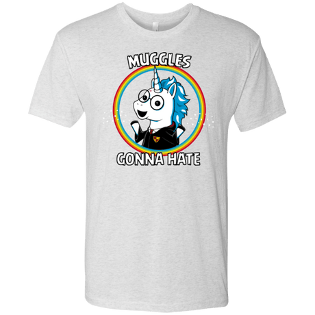 T-Shirts Heather White / Small Muggles Gonna Hate Men's Triblend T-Shirt