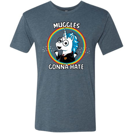 T-Shirts Indigo / Small Muggles Gonna Hate Men's Triblend T-Shirt