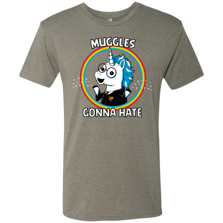 T-Shirts Venetian Grey / Small Muggles Gonna Hate Men's Triblend T-Shirt