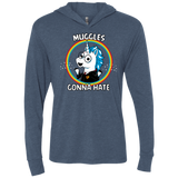 T-Shirts Indigo / X-Small Muggles Gonna Hate Triblend Long Sleeve Hoodie Tee