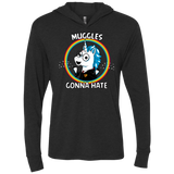 T-Shirts Vintage Black / X-Small Muggles Gonna Hate Triblend Long Sleeve Hoodie Tee