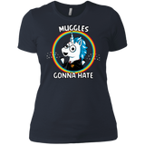 T-Shirts Indigo / X-Small Muggles Gonna Hate Women's Premium T-Shirt