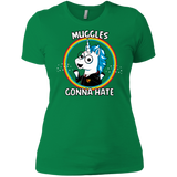 T-Shirts Kelly Green / X-Small Muggles Gonna Hate Women's Premium T-Shirt