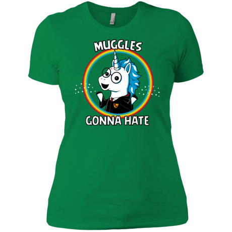 T-Shirts Kelly Green / X-Small Muggles Gonna Hate Women's Premium T-Shirt