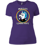 T-Shirts Purple Rush/ / X-Small Muggles Gonna Hate Women's Premium T-Shirt