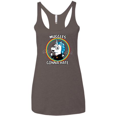 T-Shirts Macchiato / X-Small Muggles Gonna Hate Women's Triblend Racerback Tank