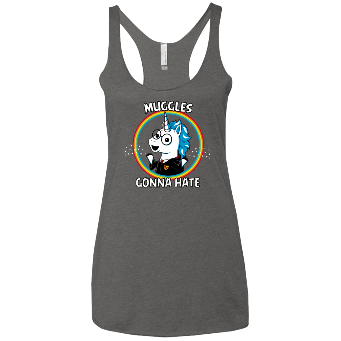 T-Shirts Premium Heather / X-Small Muggles Gonna Hate Women's Triblend Racerback Tank