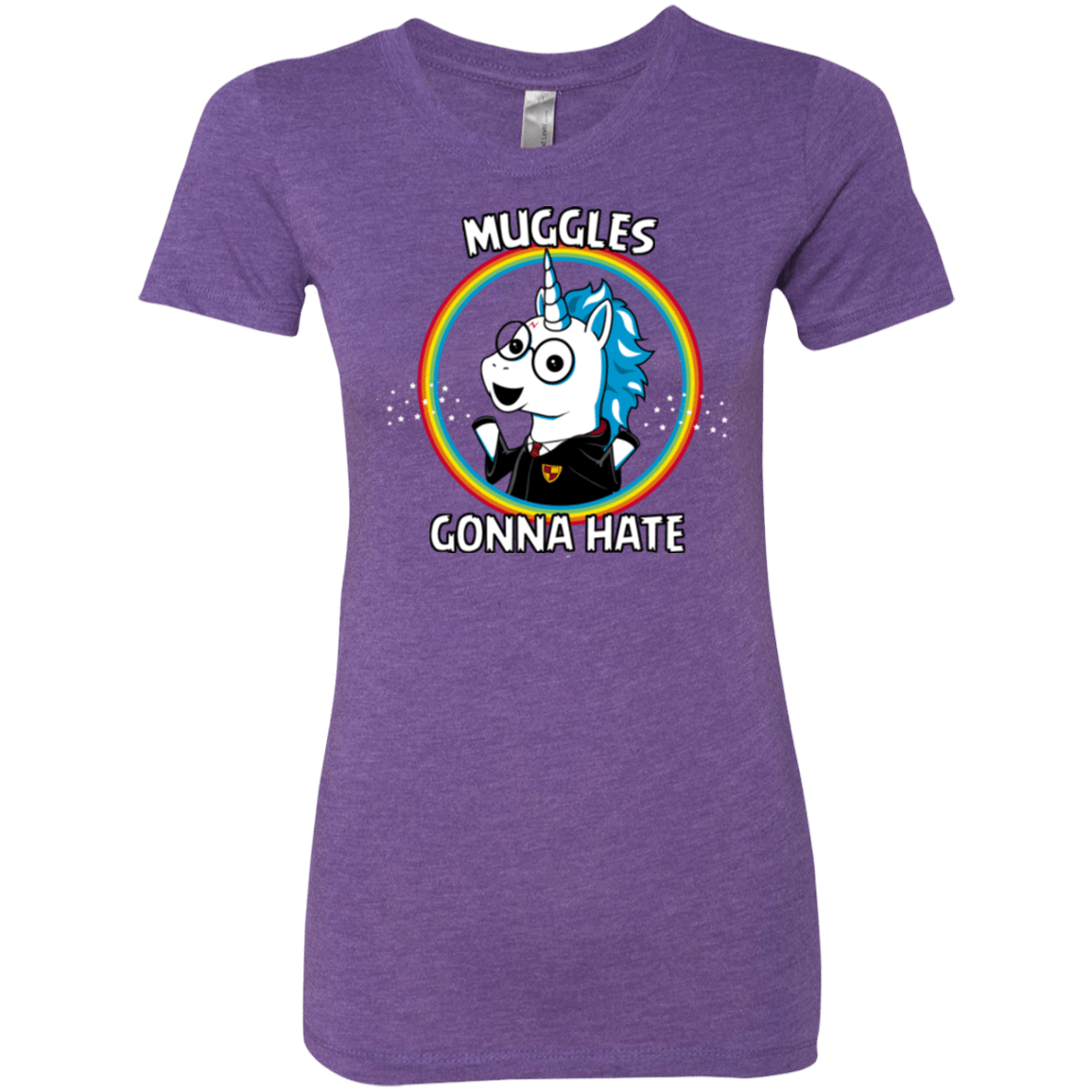 T-Shirts Purple Rush / Small Muggles Gonna Hate Women's Triblend T-Shirt