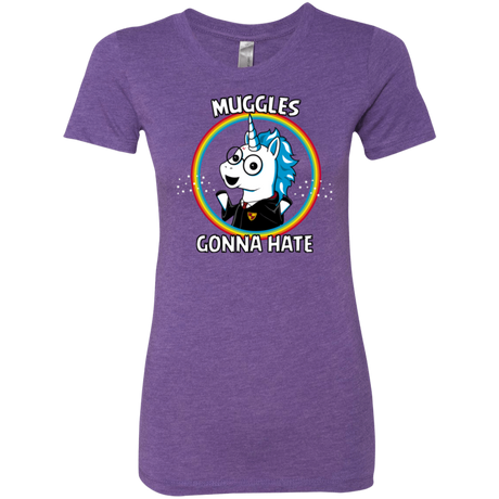 T-Shirts Purple Rush / Small Muggles Gonna Hate Women's Triblend T-Shirt