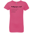 T-Shirts Hot Pink / YXS Multipurpose Shirt Girls Premium T-Shirt