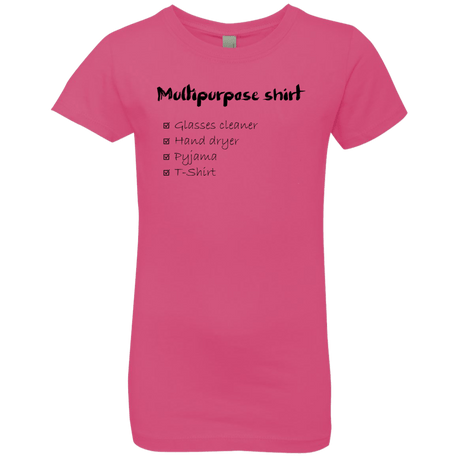 T-Shirts Hot Pink / YXS Multipurpose Shirt Girls Premium T-Shirt