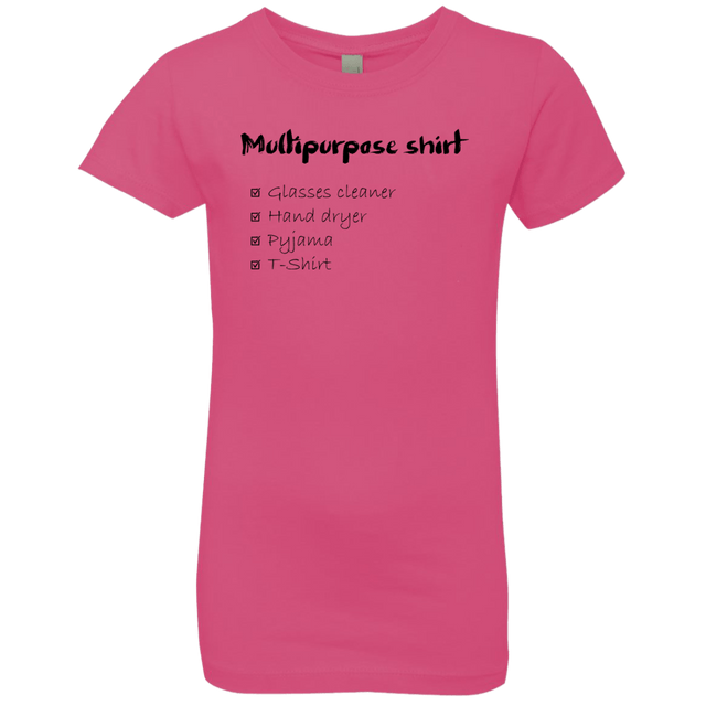 T-Shirts Hot Pink / YXS Multipurpose Shirt Girls Premium T-Shirt