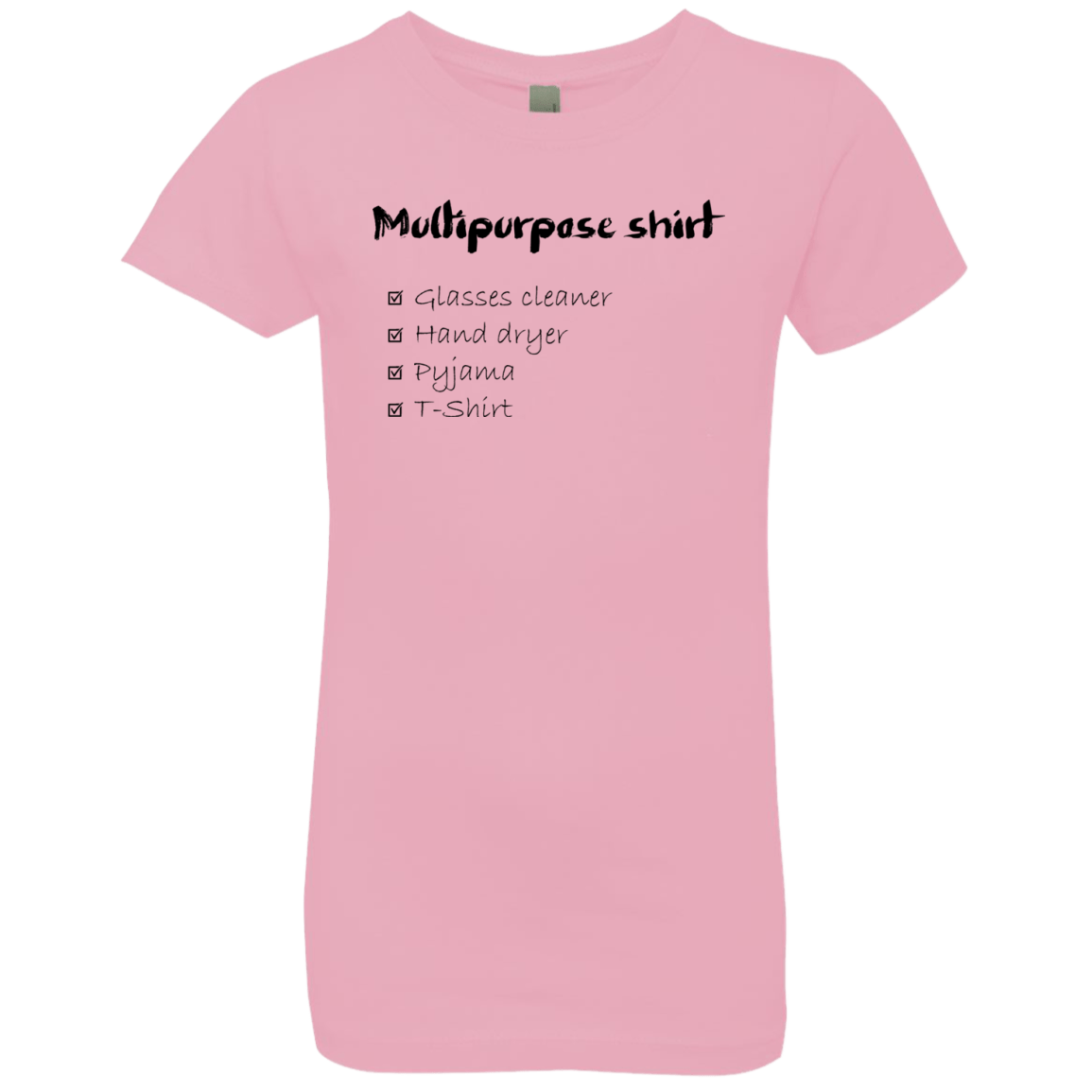 T-Shirts Light Pink / YXS Multipurpose Shirt Girls Premium T-Shirt