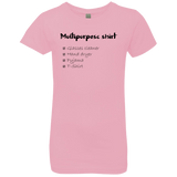 T-Shirts Light Pink / YXS Multipurpose Shirt Girls Premium T-Shirt
