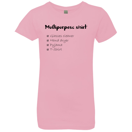 T-Shirts Light Pink / YXS Multipurpose Shirt Girls Premium T-Shirt