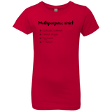 T-Shirts Red / YXS Multipurpose Shirt Girls Premium T-Shirt