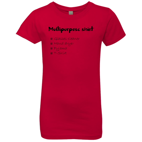 T-Shirts Red / YXS Multipurpose Shirt Girls Premium T-Shirt