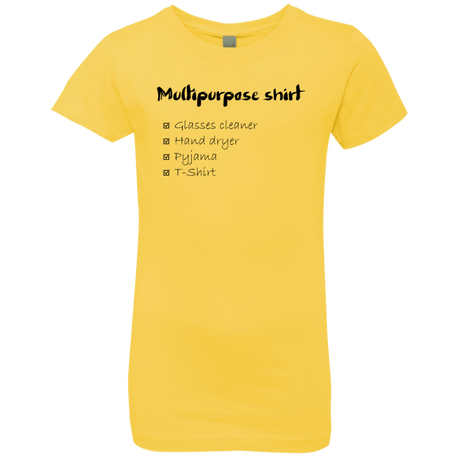 T-Shirts Vibrant Yellow / YXS Multipurpose Shirt Girls Premium T-Shirt