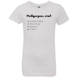 T-Shirts White / YXS Multipurpose Shirt Girls Premium T-Shirt