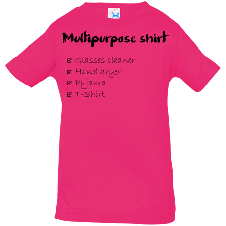 T-Shirts Hot Pink / 6 Months Multipurpose Shirt Infant Premium T-Shirt