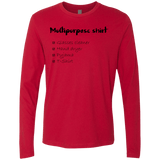 T-Shirts Red / Small Multipurpose Shirt Men's Premium Long Sleeve
