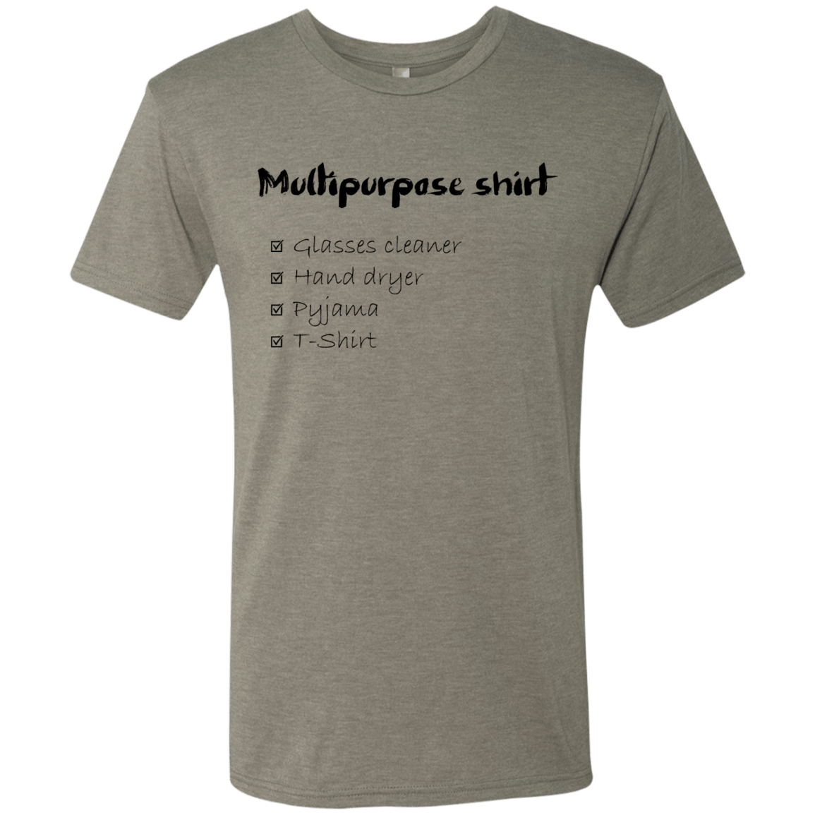 T-Shirts Venetian Grey / Small Multipurpose Shirt Men's Triblend T-Shirt