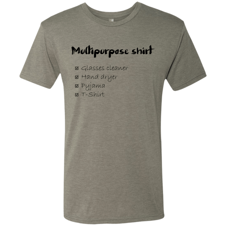 T-Shirts Venetian Grey / Small Multipurpose Shirt Men's Triblend T-Shirt