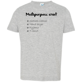 T-Shirts Heather / 2T Multipurpose Shirt Toddler Premium T-Shirt