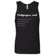 T-Shirts Black / Small Multipurpose Shirt White ink Men's Premium Tank Top