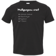 T-Shirts Black / 2T Multipurpose Shirt White ink Toddler Premium T-Shirt