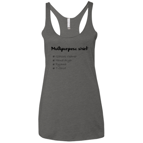 T-Shirts Premium Heather / X-Small Multipurpose Shirt Women's Triblend Racerback Tank
