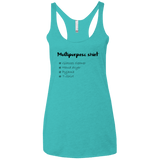 T-Shirts Tahiti Blue / X-Small Multipurpose Shirt Women's Triblend Racerback Tank