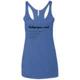 T-Shirts Vintage Royal / X-Small Multipurpose Shirt Women's Triblend Racerback Tank