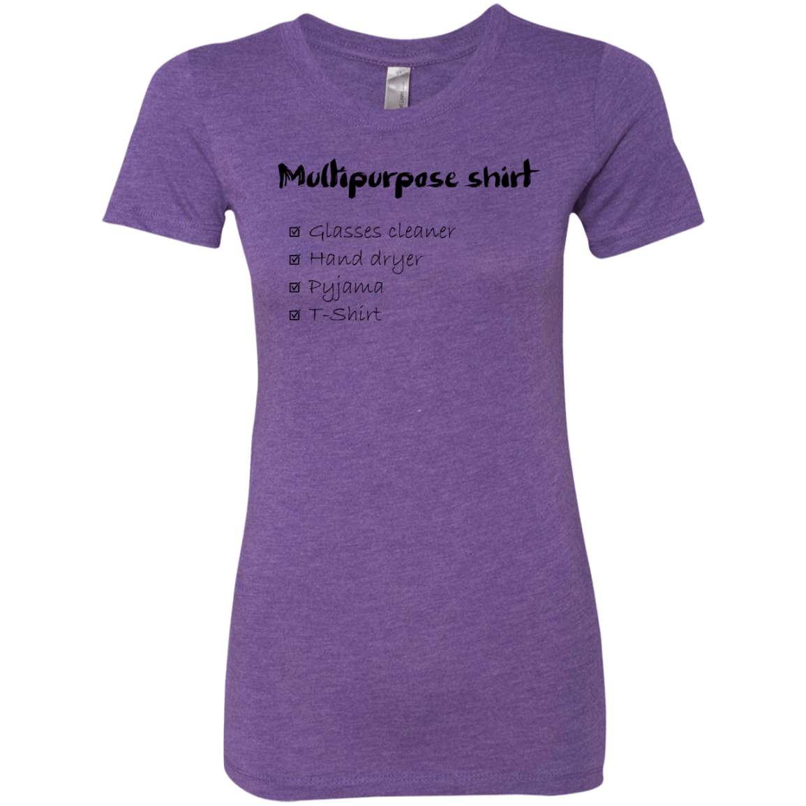 T-Shirts Purple Rush / Small Multipurpose Shirt Women's Triblend T-Shirt