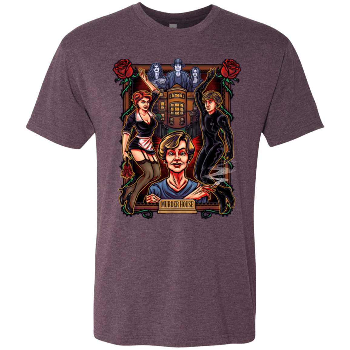 T-Shirts Vintage Purple / Small Murder House Men's Triblend T-Shirt