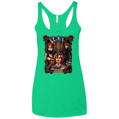 T-Shirts Envy / X-Small Murder House Women's Triblend Racerback Tank