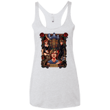 T-Shirts Heather White / X-Small Murder House Women's Triblend Racerback Tank