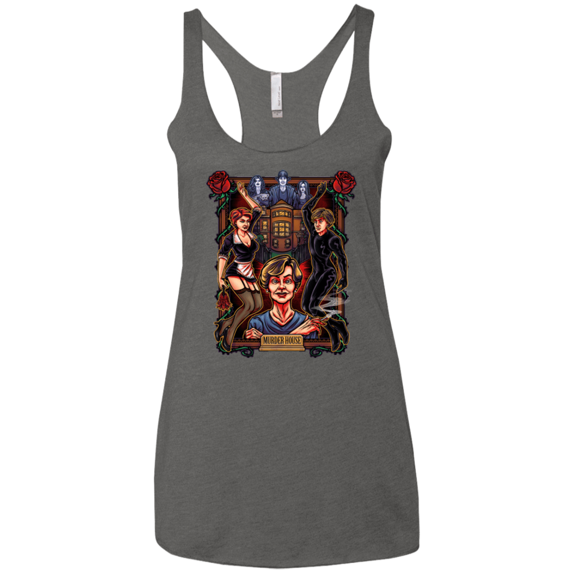 T-Shirts Premium Heather / X-Small Murder House Women's Triblend Racerback Tank