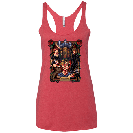 T-Shirts Vintage Red / X-Small Murder House Women's Triblend Racerback Tank