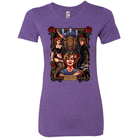 T-Shirts Purple Rush / Small Murder House Women's Triblend T-Shirt