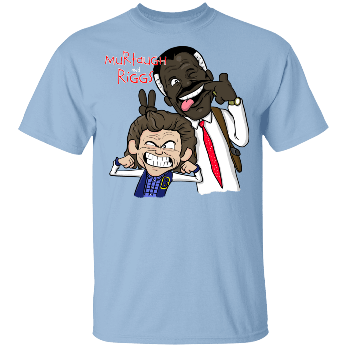 T-Shirts Light Blue / YXS Murtaugh and Riggs Youth T-Shirt