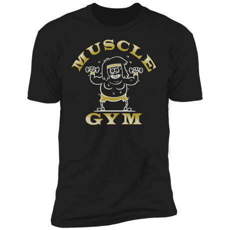T-Shirts Black / X-Small Muscle Man Gym Men's Premium T-Shirt