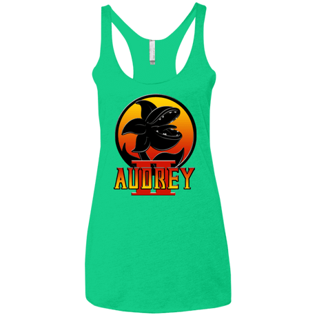 T-Shirts Envy / X-Small Mushniks Kombat Women's Triblend Racerback Tank