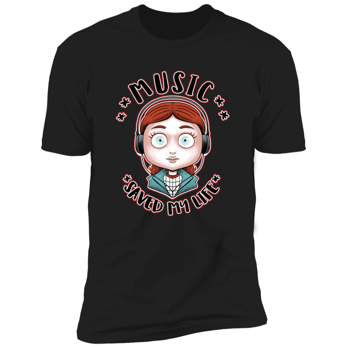 T-Shirts Black / X-Small Music Saved my Life Men's Premium T-Shirt