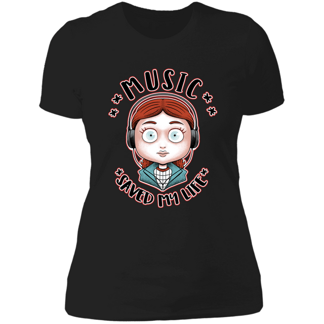 T-Shirts Black / X-Small Music Saved my Life Women's Premium T-Shirt