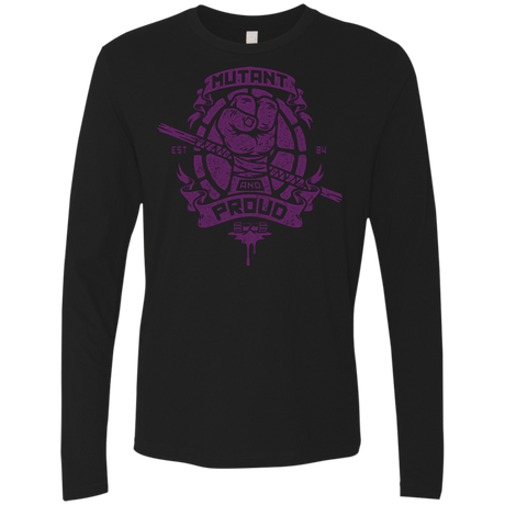 T-Shirts Black / Small Mutant and Proud Donny Men's Premium Long Sleeve