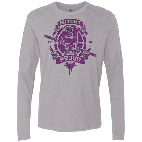 T-Shirts Heather Grey / Small Mutant and Proud Donny Men's Premium Long Sleeve