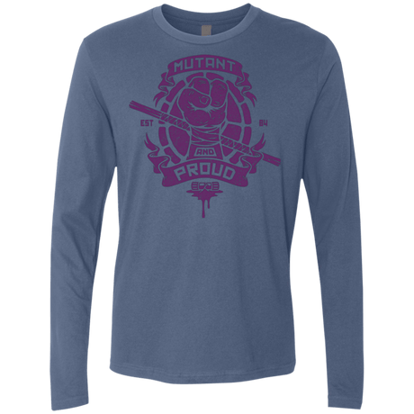 T-Shirts Indigo / Small Mutant and Proud Donny Men's Premium Long Sleeve