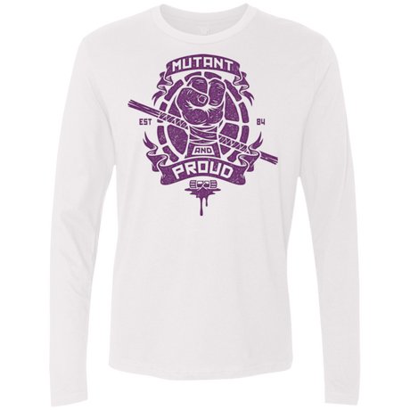 T-Shirts White / Small Mutant and Proud Donny Men's Premium Long Sleeve