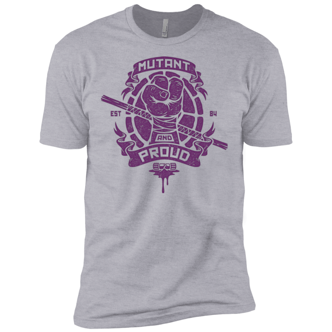 T-Shirts Heather Grey / X-Small Mutant and Proud Donny Men's Premium T-Shirt